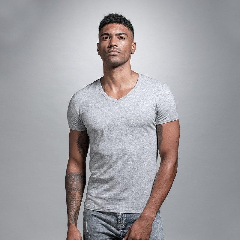 Men's Striped Cotton Blend Shirt