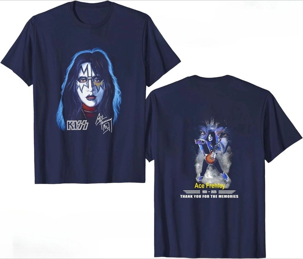 Y2k Top New Ace Frehley Legendary 1951-2025 Memorial Tribute TShirt Multicolors High-end Luxury Is for Both Men and Women Unisex