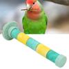 Metal Core Bird Cage Perch Knurled Nut Parrot Beak Trimmer Durable Bird Perch Stand  Indoor Aviary