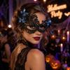 Lace Antique Carnival Masks Adjustable Halloween Masquerade Masks Lace Masquerade Masks  Halloween