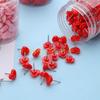 KX4B 50/100/150Pcs Heart Push Pins Cork Notice Board Drawing Pins Map Pin for Office