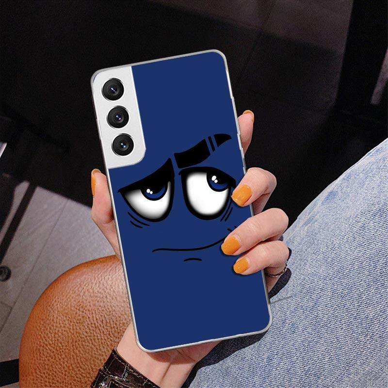 Funny Face Phone Case For Samsung Galaxy S24 S25 Edge S26 Ultra S23 S22 S21 Plus S20 FE + Personalized Print Cover Galaxy S24 S2