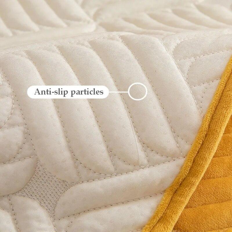 Husă de canapea din pluș, de culoare uni nordică, de înaltă calitate, anti-alunecare, pernă de canapea, prosop de canapea, husă de canapea, decor pentru sufragerie.