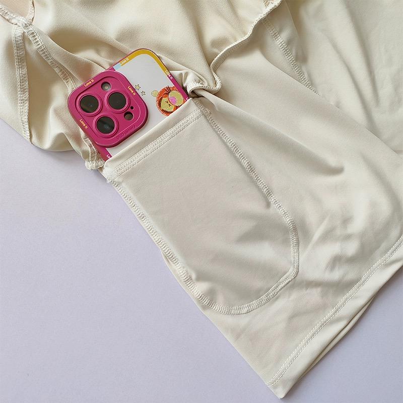 Women's Quick-Drying Mid-Waist Yoga & Running Shorts