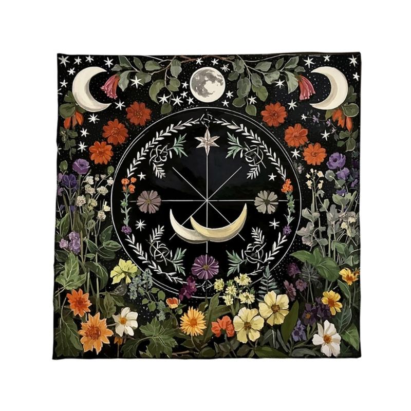 Divinations Tablecloth Card Mat Table Cover Astrological Oracles Pad Tarots Table Cloth Altars Cloth Board Game Pad
