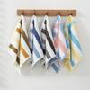 Rainbow Striped Hand Towel 100% Cotton Colorful Face Towels For Adults Kids Strong Absorbent Kitchen Bathroom Towel 34x34cm