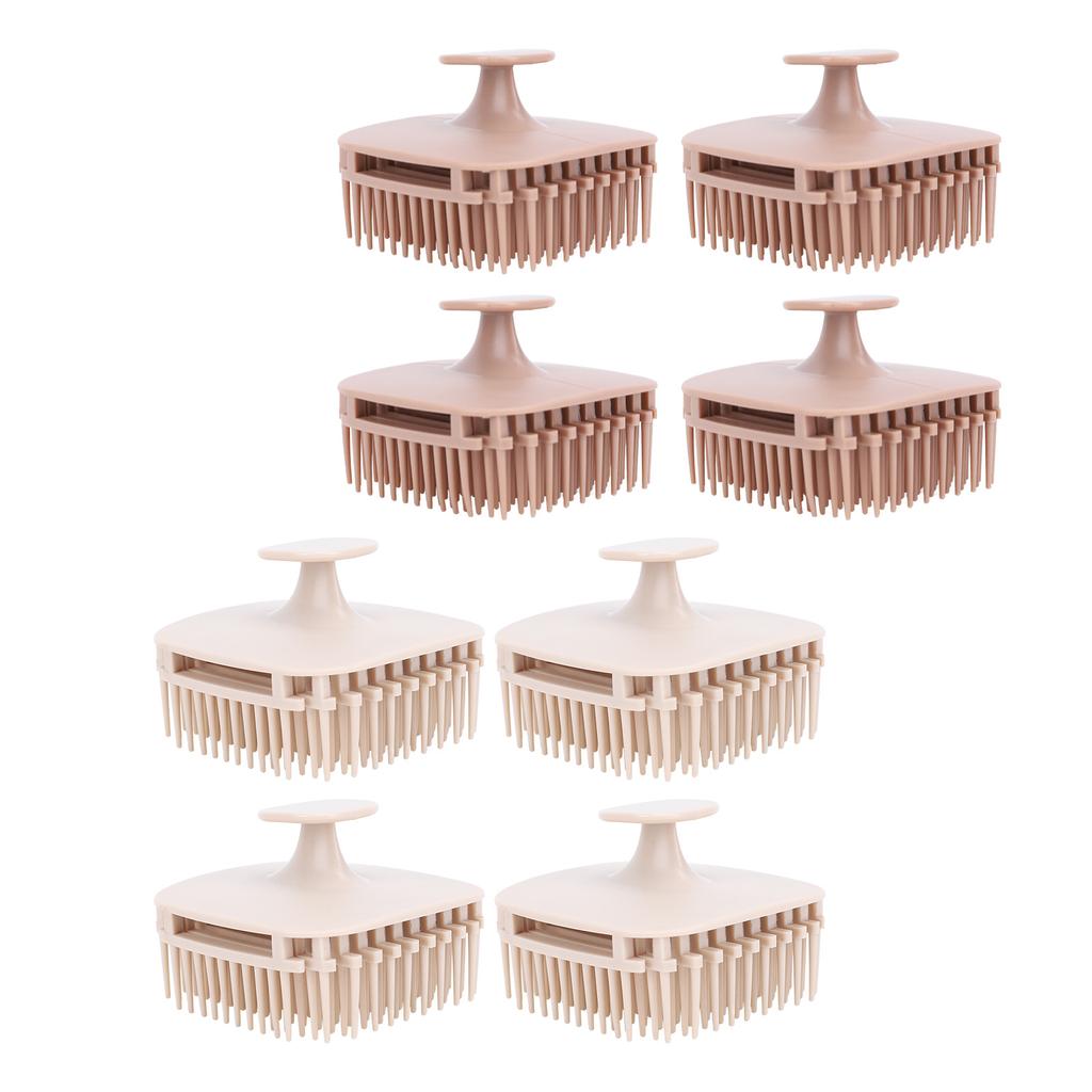 4PCS Hair Scalp Massager Promotes Circulation Dandruff Removal Deep Cleansing Ergonomic Design Shamp