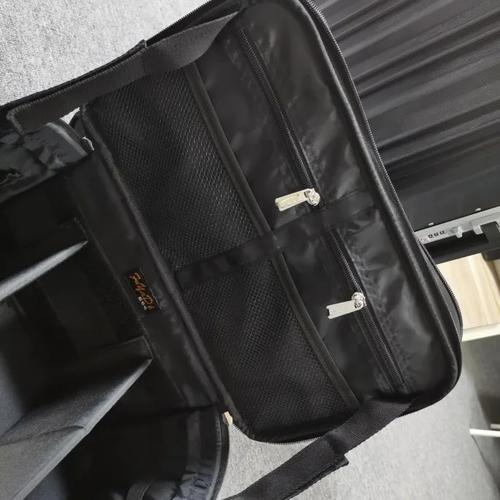 Professional Makeup Bag Large Capacity Cosmetic Organizer Standing Bridal Touch Up Bag