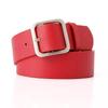 Square Retro Stylish Buckle Pu Leather Womens Belt In Multiple Fashionable Colors