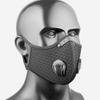 Cycling Face Mask with Activated Carbon Filter Anti Pollution Dust Proof Bicycle Mask Washable Breathable Outdoor Sport Training