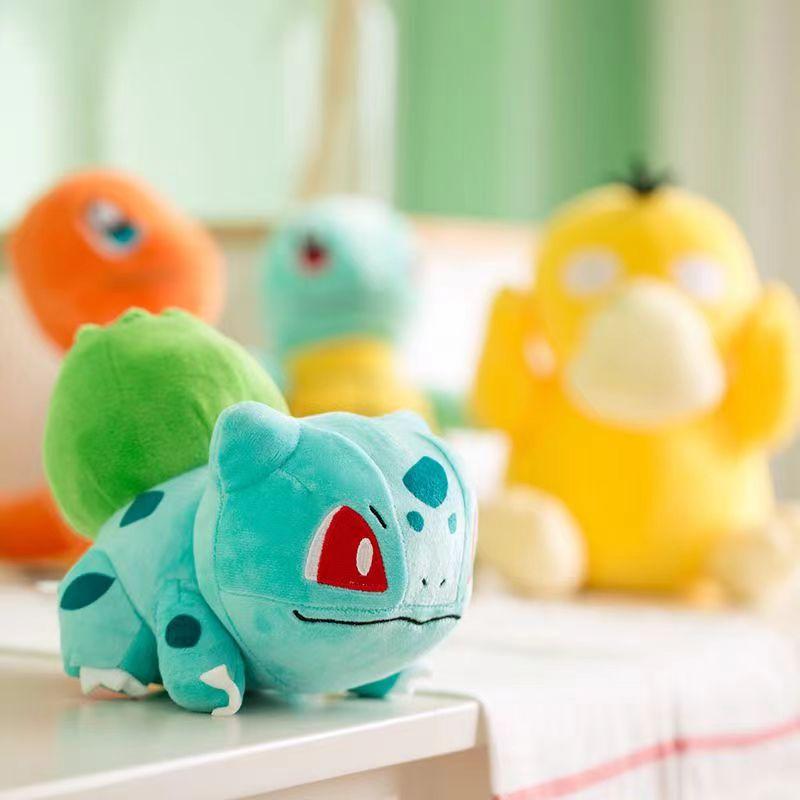 Anime Plush Toys Charmander Bulbasaur Squirtle Pikachu Plush Stuffed Animal Toy Doll Kids Gift