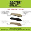 DOCTOR EXTRA SOFT Women's Flat Comfortable Memory Foam Slippers/Flip-Flops Fashion Stylish Casual Diabetic Orthopedic Lightweight Synthetic Slip-