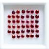 50 PCS CERTIFIED Loose Gemstone Natural Red Rare Ruby Lot 5X5 MM Round Cut