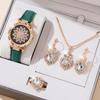Women'S Water Drop Bracelet Watch European And American Fashion Lotus Watch