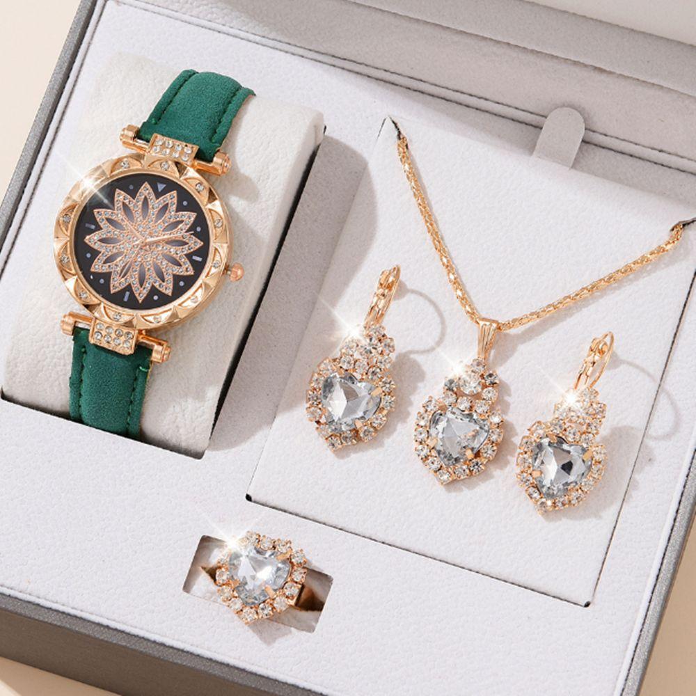 Women'S Water Drop Bracelet Watch European And American Fashion Lotus Watch