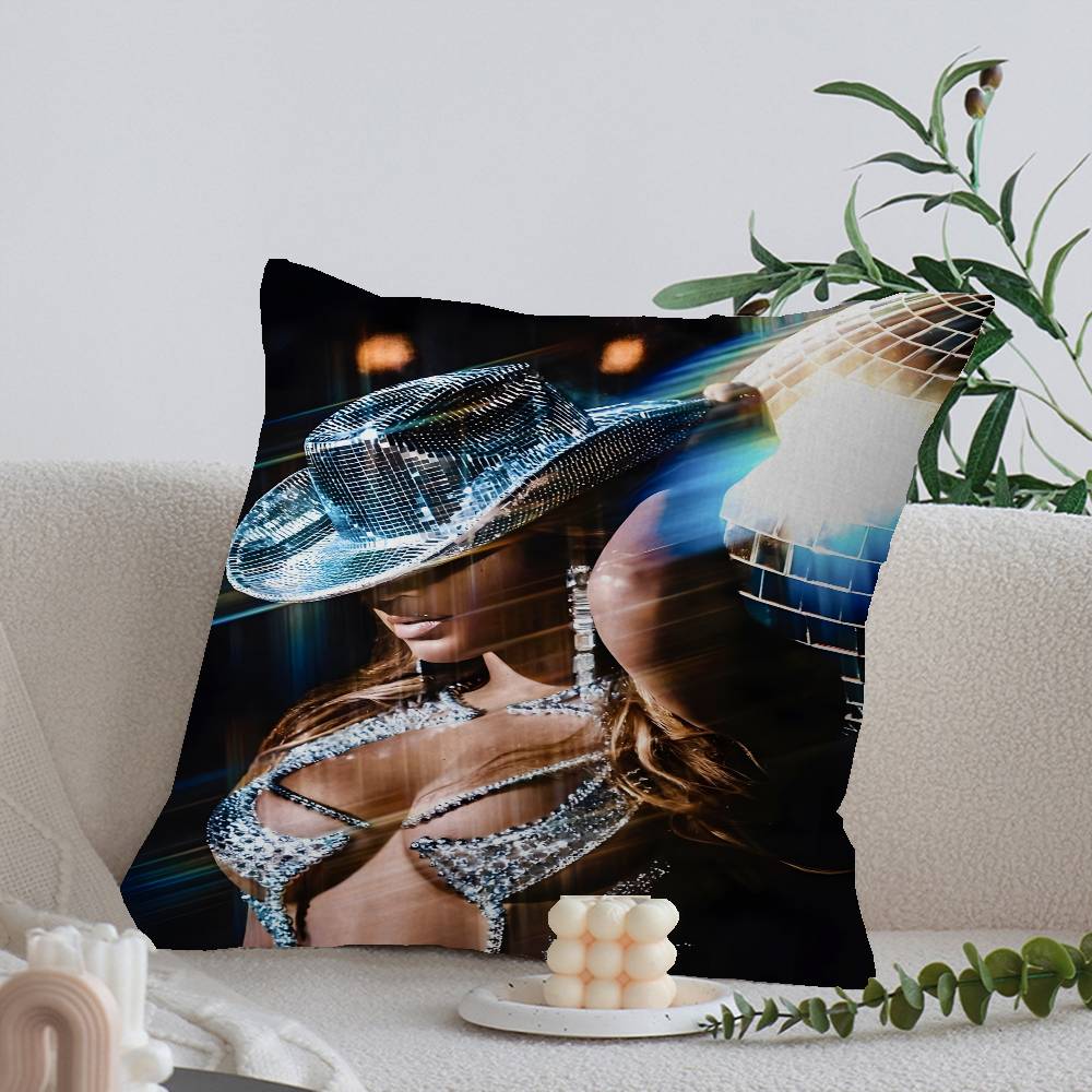 B-Beyonce Cowboy Carter Singer Maple Design Cushion Cover Happy Autumn Harvest decor Holiday Decorati Pillow Cover