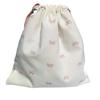 Bow Printed Drawstring Storage Bag Portable Cotton Pouch Diaper Pouch Bundle Pocket  Work