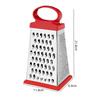 Multi-functional Grater Stainless Steel Four-sided Planer Vegetable Cheese Potato Garlic Grater Non-Slip Handle Kitchen Gadgets