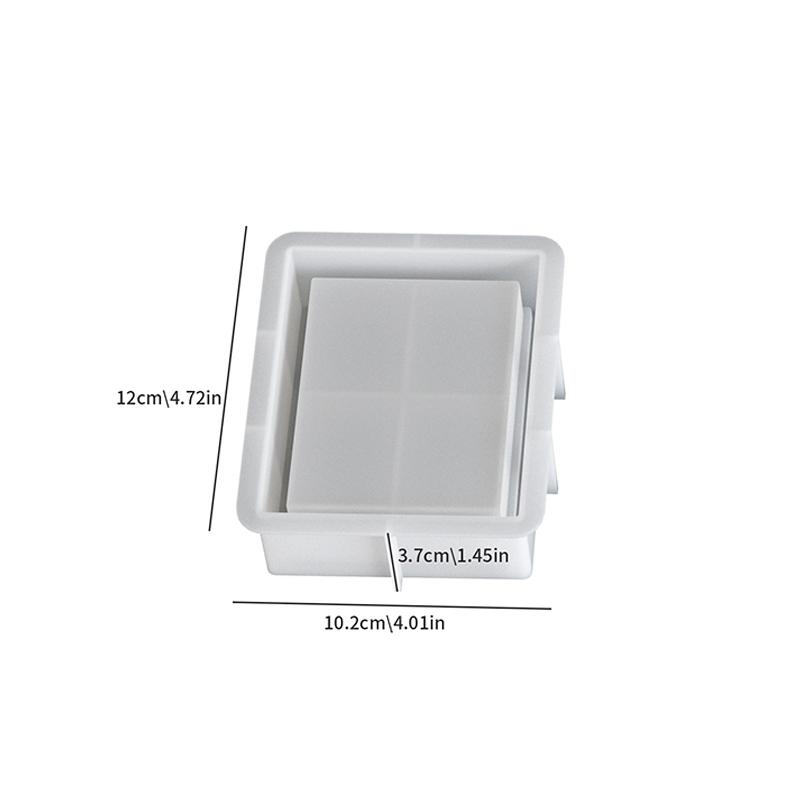 

1 шт. форма из смолы, поделки ручной работы, коробка для хранения, рождественская прямоугольная силиконовая форма, праздник, доступно несколько вариантов A