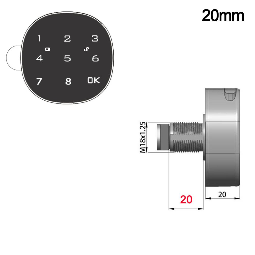 Password Lock Smart Mailbox Lock Electronic Lock Digital Electronic Smart Door Locks For File Cabinet Drawers Doors Mailbox Lock