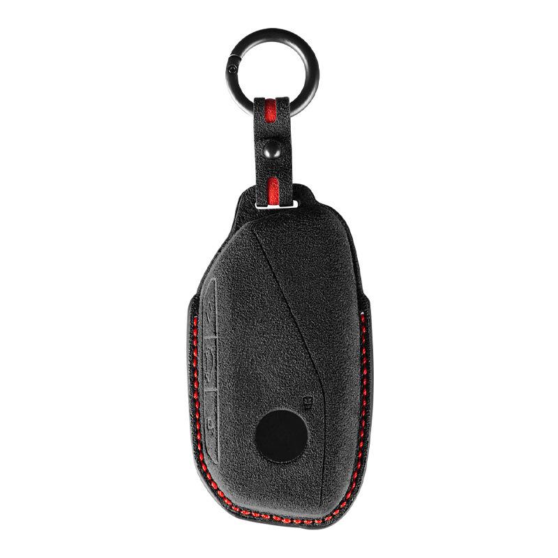For BMW X5 X6 IX1 I5 I7 5 Series 7 Series Keycase High End Suede Three-dimensional Keychain