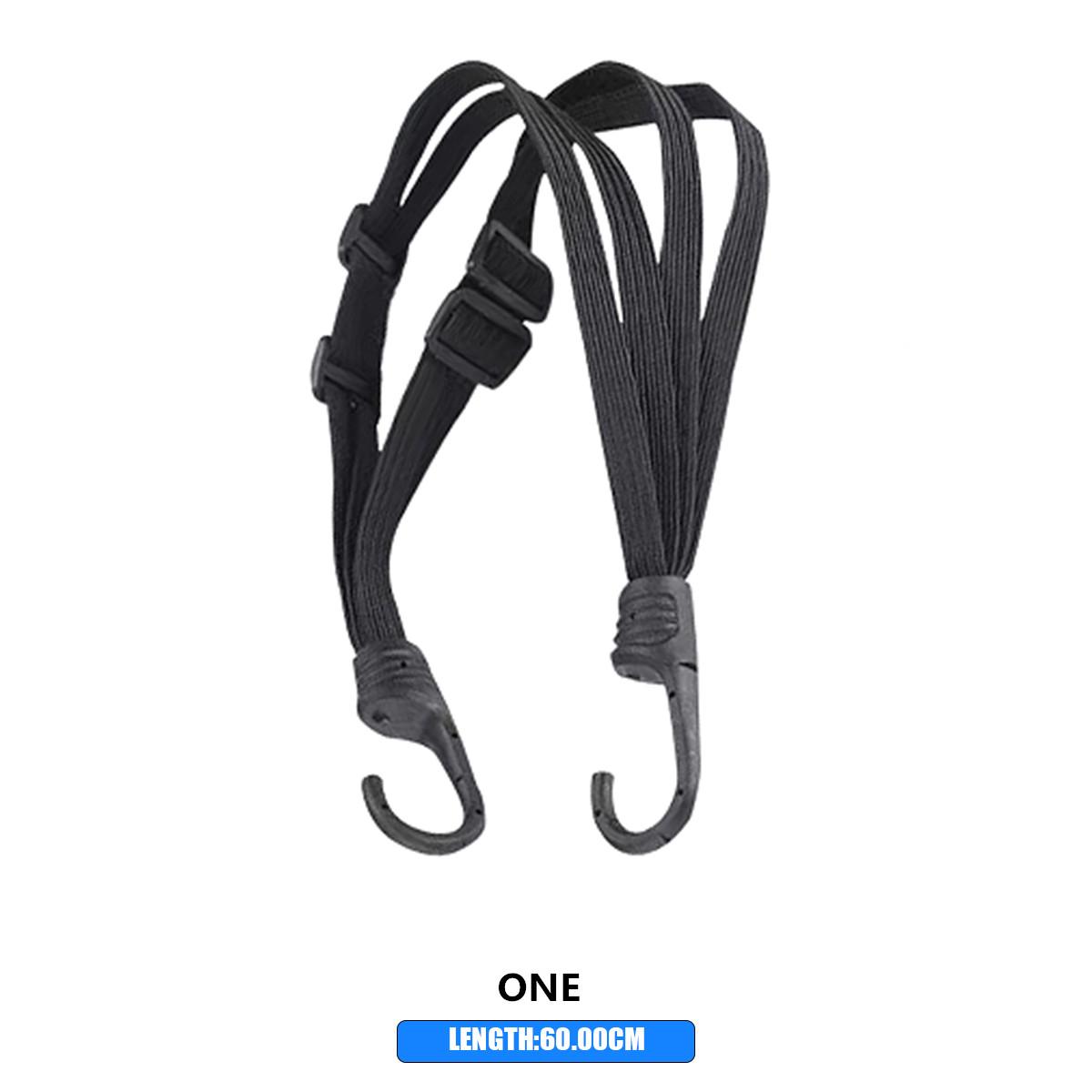 

60cm/90cm Adjustable Motorcycle Helmet Belt Universal Motorcycle Luggage Strap Elastic Rope with 2 Hooks Motorbike Accessories