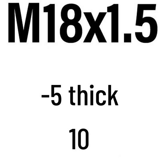 M6-M30 White Zinc Hex Thin Fine Thread Lock Nut GB808.