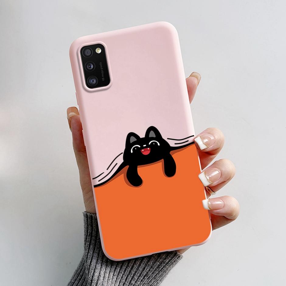 For Samsung Galaxy A41 Protection Phone Back Covers Beautiful Fundas For Samsung Galaxy A 41 Soft Silicon Phone Shells Coquessss