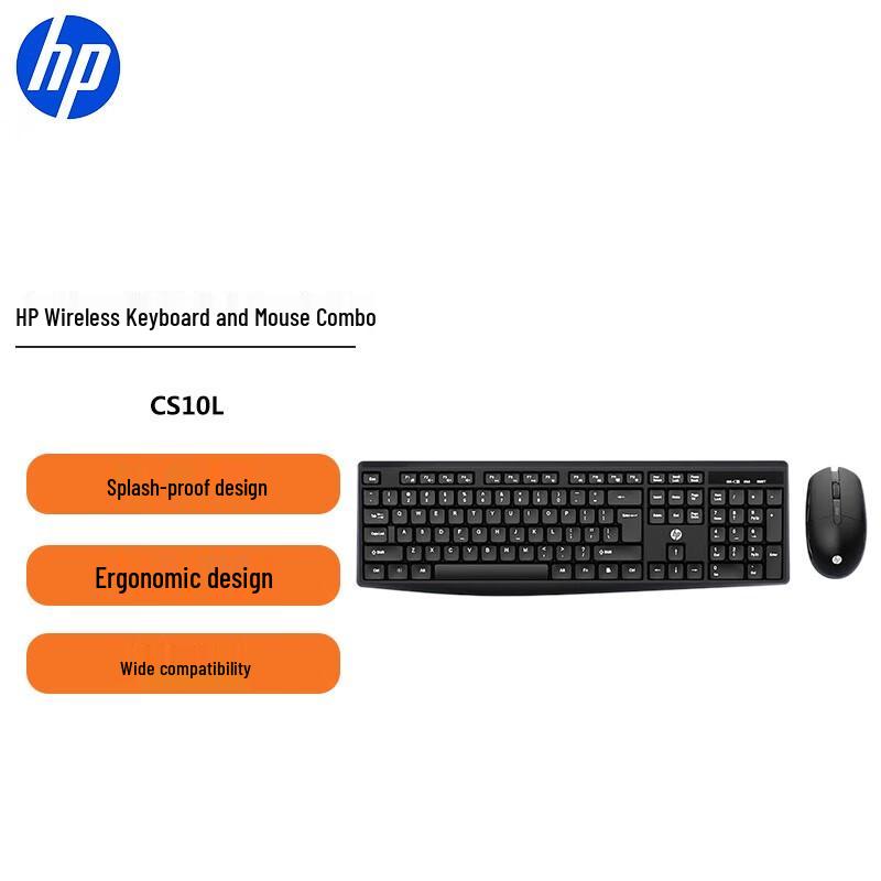 HP CS10L Wireless Silent Keyboard and Mouse Combo