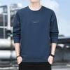 Sweater Men'S Spring And Autumn Crew Neck Pullover Comfortable Bottom Shirt Youth Versatile Large Size Sports Casual Top
