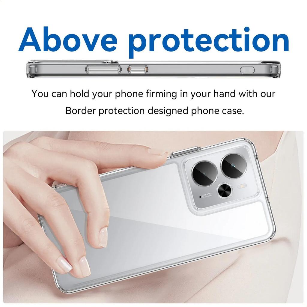 Phone Case For Phone Case For Oppo Realme 14 5g, Clear Transparent Phone Case Cover For Oppo Realme 14 5g