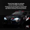1:32 Scale Supra GT4 Prado Car Model Toy Doors Opened Sound Light Pull Back High Simulation Cars Models for Children's Toys