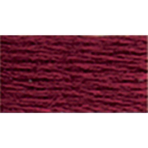 Fil en coton perlé - DMC - 116 8-814 - Couleur: Grenat foncé - Taille: 8 - 100% coton long fibre