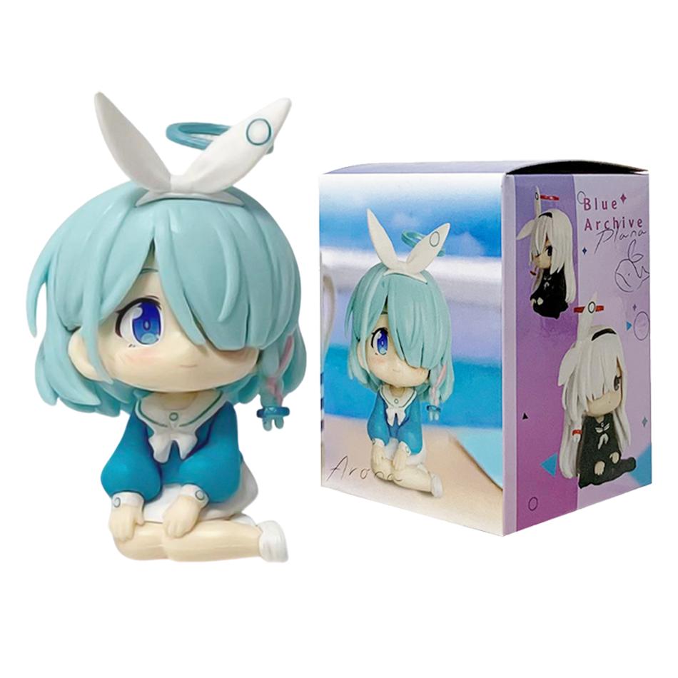 Hot Blue Archive Plana Arona Figure Pvc Anime Collect Anime Characters Ornaments Cute Cartoon Festival Christmas Gift