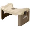 Foldable Toilet Stool With Circular Arc Easy To Store Fits Most Toilets Double Anti Slip Stability