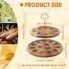 2/3 Layer Egg Tray Wooden Cake Stand Multi Layer Dessert Fruit Trays Multi-purpose Cupcake Holder for Party Birthday and Wedding