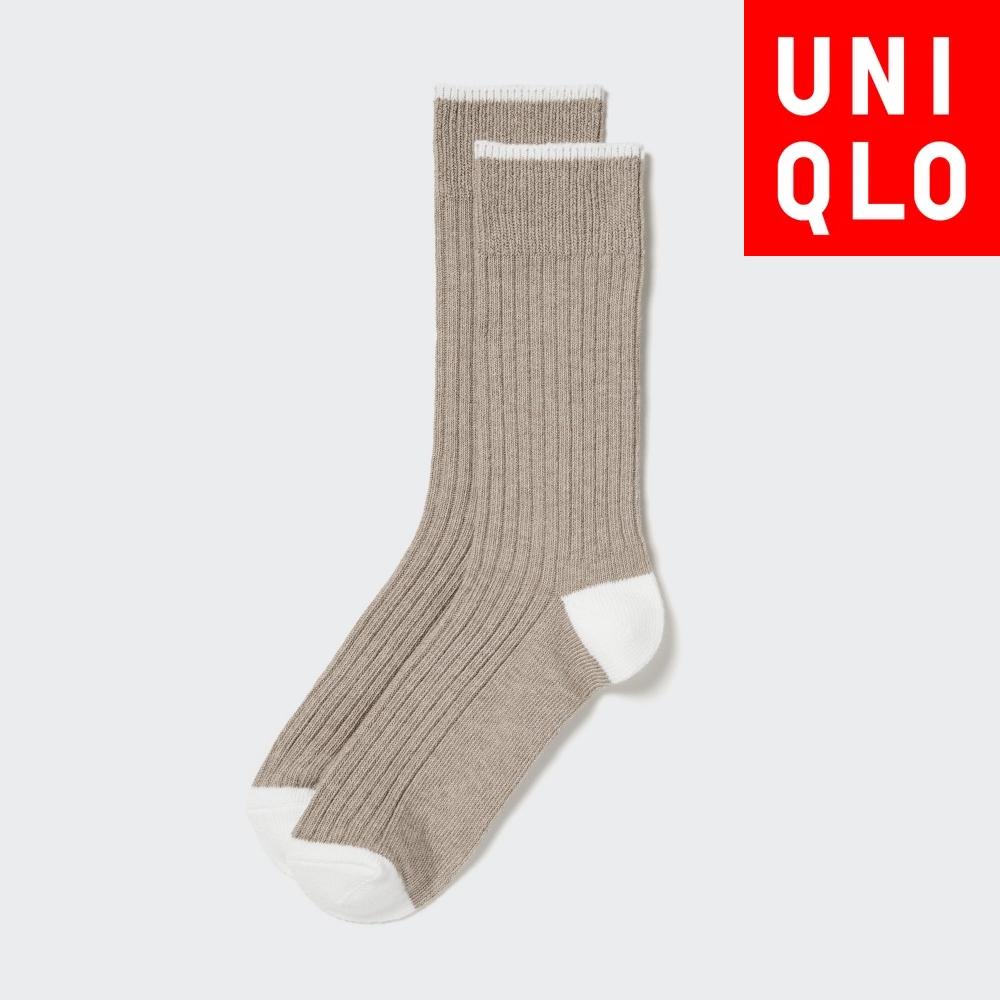 

Носки в рубчик в стиле колор-блок UNIQLO JAPAN