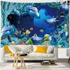 3D Printing Tapestry Psychedelic Ocean World Beautiful Fish Large Tapestry Wall Hanging Marine Animal Home Decor Beach Towel Premium Quality