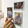 Transparent Magnet Photoes Holders Acrylic Refrigerator Magnetic Display Holder Clear Magnet Photo Frames Picture Insert Holders