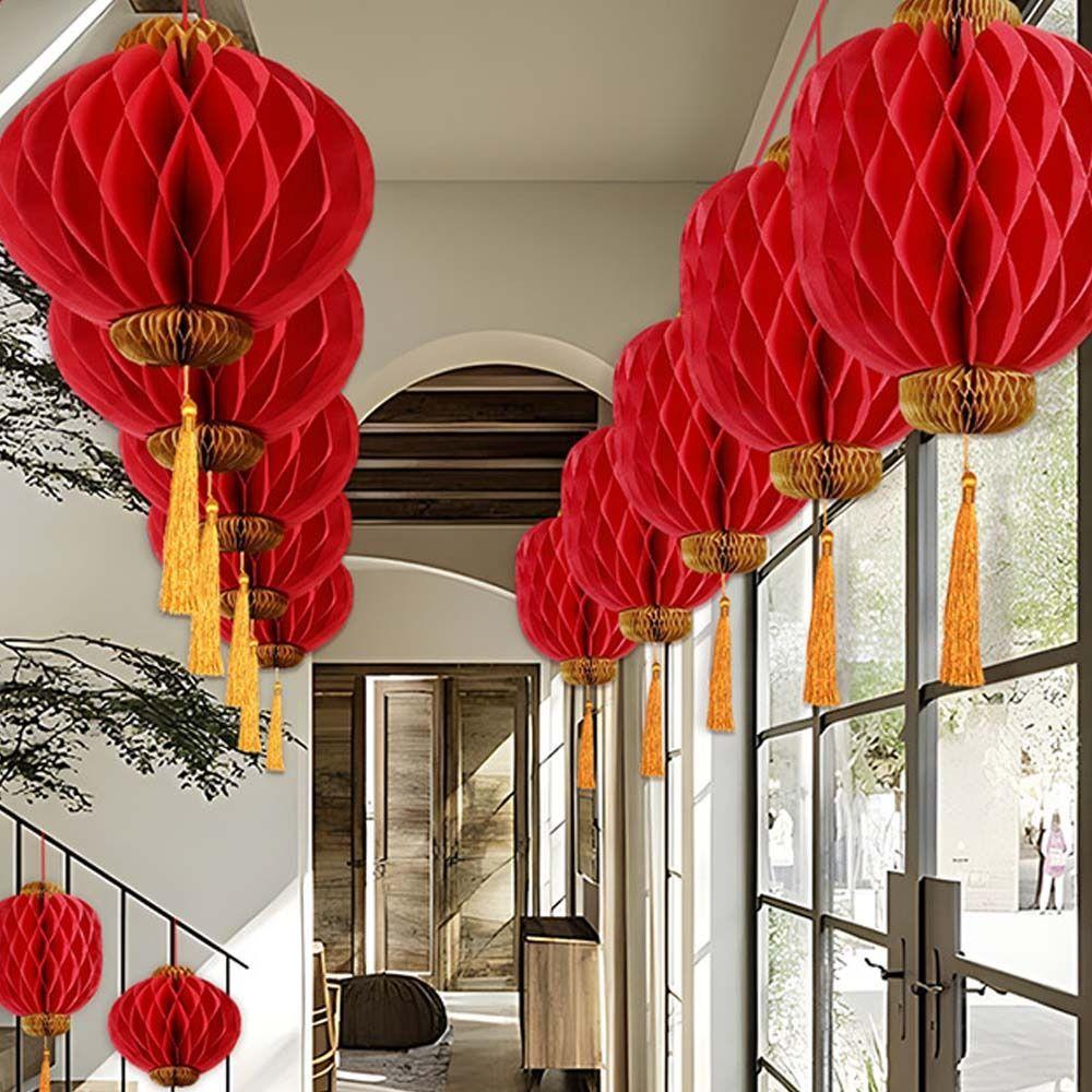 Traditional Chinese New Year Lanterns Blessing Spring Festival Supplies  Mid-Autumn Festival