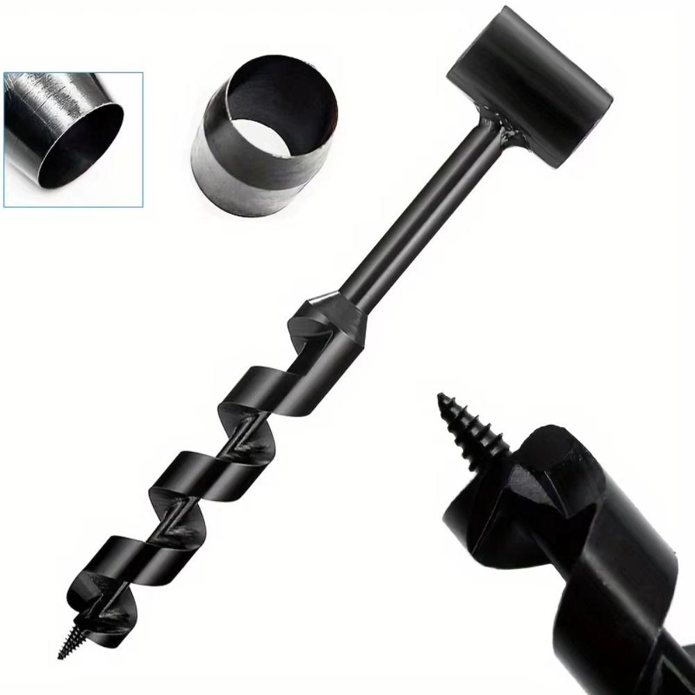 Carbon Steel Woodworking Drill Bit Sturdy Hole Opener Auger Drill Bits  Hard Soft Plastic