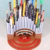 Traditional Chinese Style Pipe Organ Pen Holder With 3d Printed Model For Desk Organization