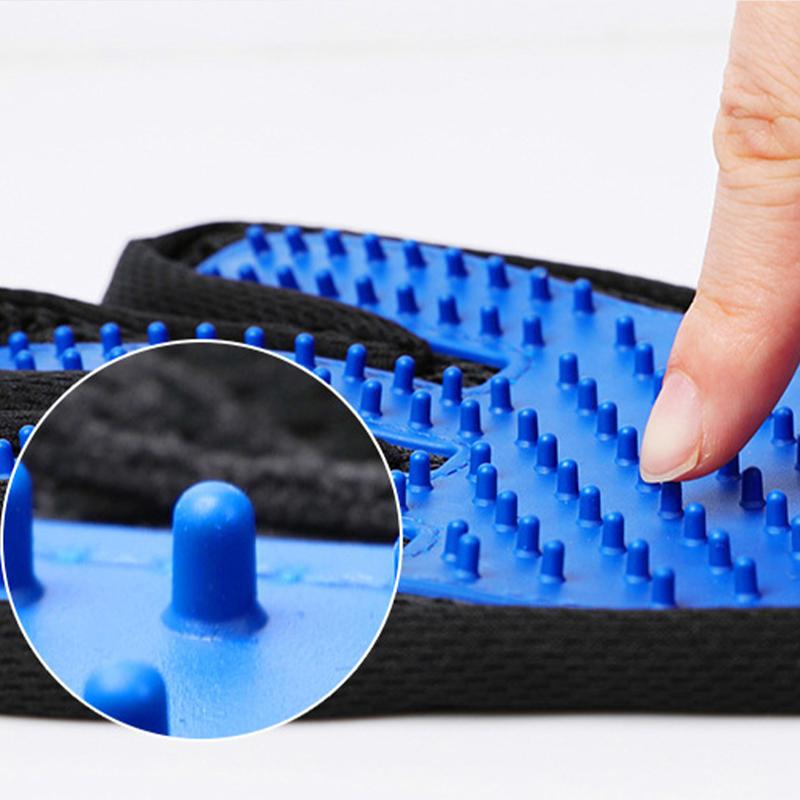 Rękawica do usuwania sierści zwierząt domowych Delikatna szczotka do pielęgnacji kota do masażu zwierząt Kąpiel z długim lub krótkim futrem Czyszczenie psów