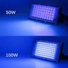 395nm 400nm Led UV Floodlight Ultraviolet Stage Lamp 50W 100W 30W LED Stage Blacklight Waterproof Disco Party Stage Backlight