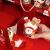 50Pcs Paper Christmas Cupcake Wrapper Santa Claus Elk Snowman Penguin Christmas Cake Decorations Christmas Cupcake Cups Printing