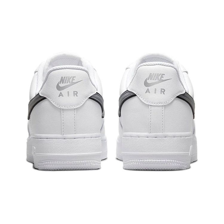 Nike  Air Force 1 07 Essential White Metallic Silver Women Sneakers Black DD1523-100
