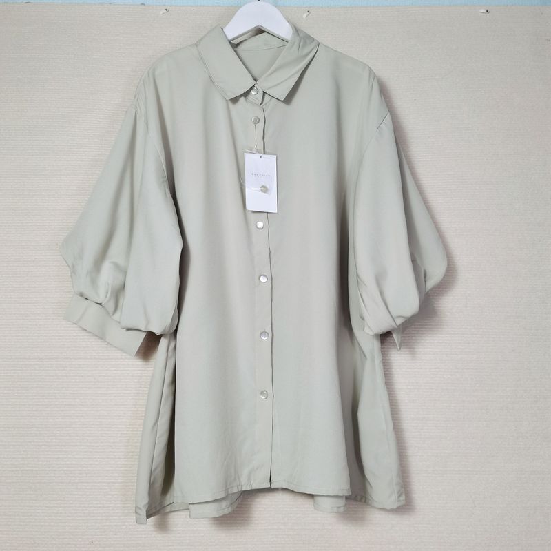 

Export Export Original Order Open Shirt Women s Lantern Sleeve Stylish French Classic Style Niche Style Shirt Princess Style Spring Green bean paste One size