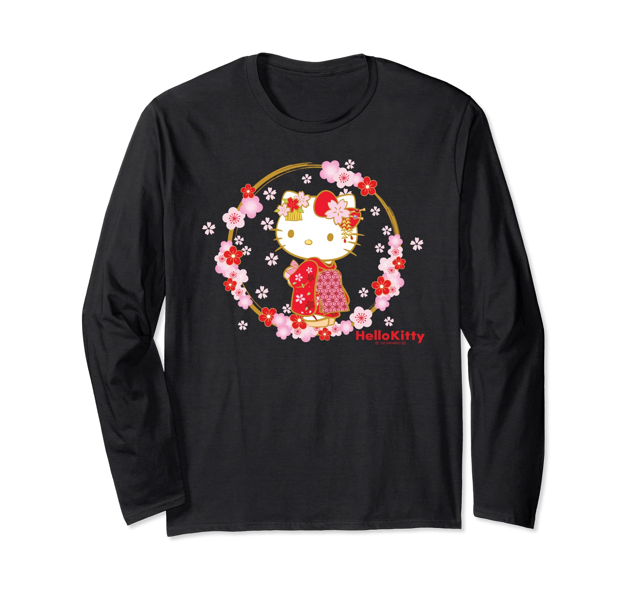 Футболка-юката с длинным рукавом Hello Kitty US Design