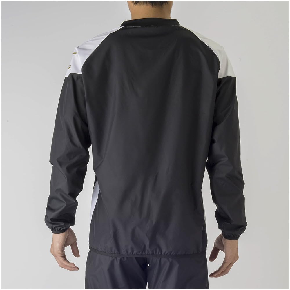 Mizuno Soccer Size S Men's Water-Repellent Long-Sleeve Shirt, Black, (P2ME7070 09)