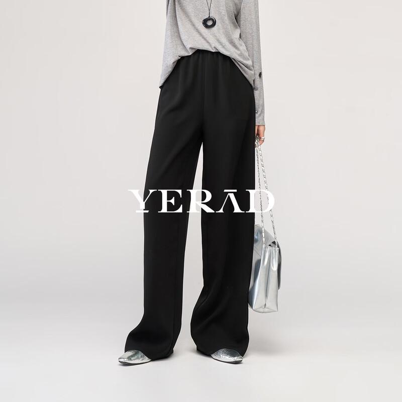YERAD Damen Acetat Weite Freizeithose